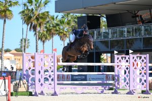 Oliva, Spain - 2022 April 17: Bronze tour 1m40 - Grand Prix during CSI Mediterranean Equestrian Spring Tour 4 (photo: 1clicphoto)